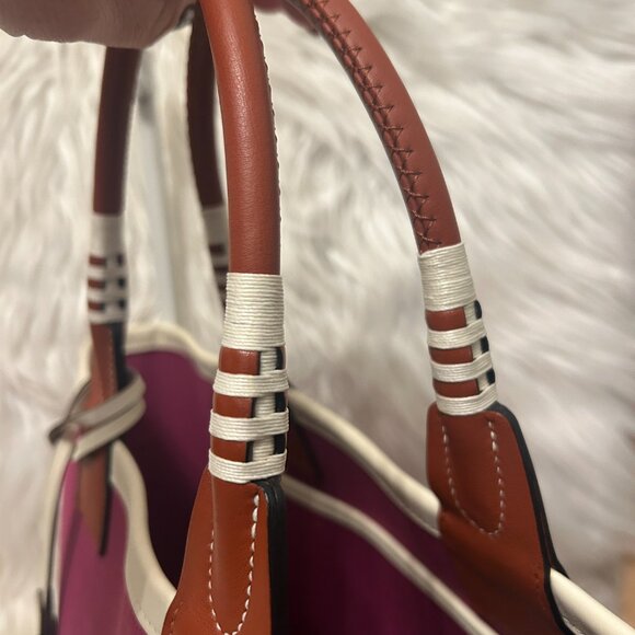 HERMES Steeple 25 Tote Bag in Rose Pourpre - Picture 5 of 16